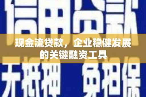 利辛现金流贷款，企业稳健发展的关键融资工具