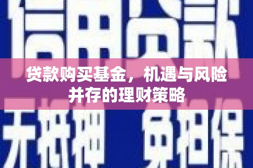 七里河贷款购买基金，机遇与风险并存的理财策略
