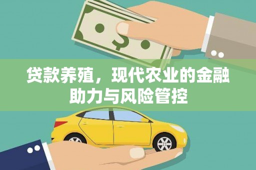 磐石贷款养殖，现代农业的金融助力与风险管控
