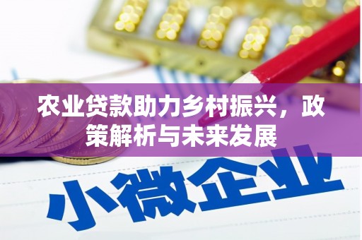 张北农业贷款助力乡村振兴，政策解析与未来发展