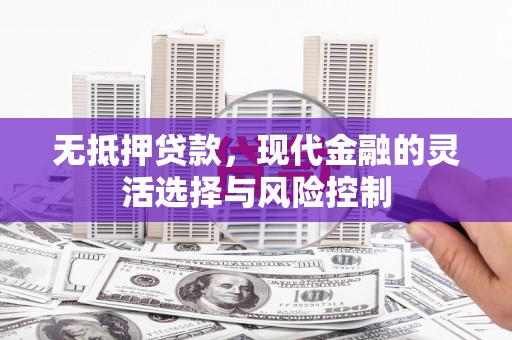 池上无抵押贷款，现代金融的灵活选择与风险控制
