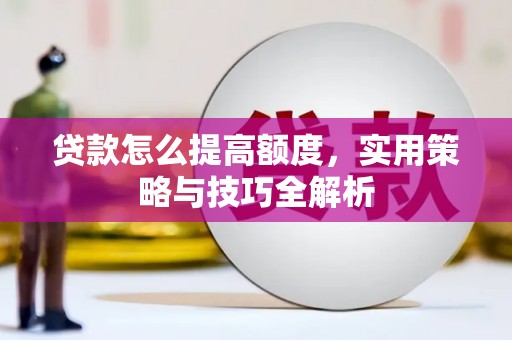 龙游贷款怎么提高额度，实用策略与技巧全解析