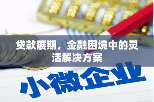 墨竹工卡贷款展期，金融困境中的灵活解决方案