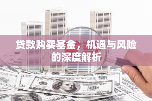 金秀贷款购买基金，机遇与风险的深度解析