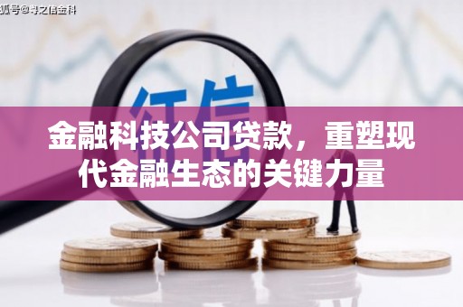 凉城金融科技公司贷款，重塑现代金融生态的关键力量
