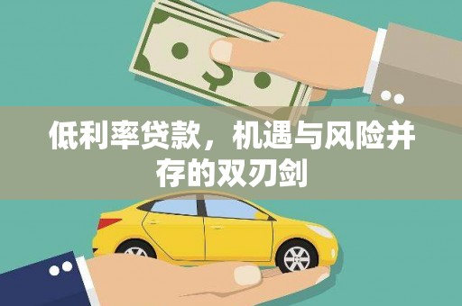 苑里低利率贷款，机遇与风险并存的双刃剑